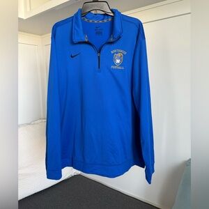 Nike Dri Fit Blue Quarter-Zip Pullover Northwood Rangers Football Size XXL